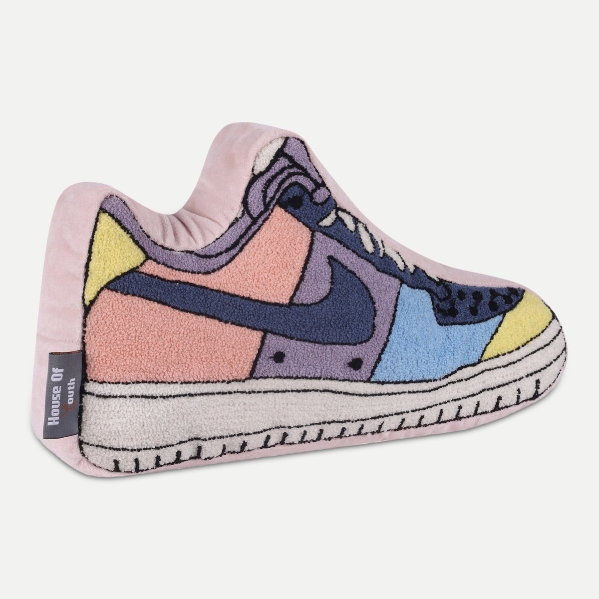 NIKE PINK PASTEL CUSTOM CUSHION - House of Youth
