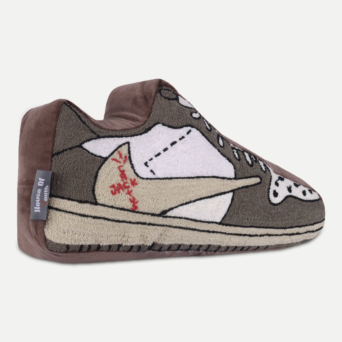 TRAVIS SCOTT REVERSE MOCHA CUSTOM CUSHION - House of Youth