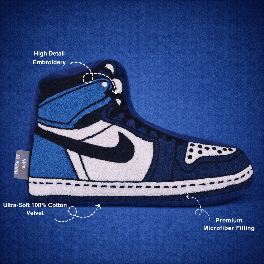 AIR JORDAN 1 OBSIDIAN CUSTOM CUSHION - House of Youth