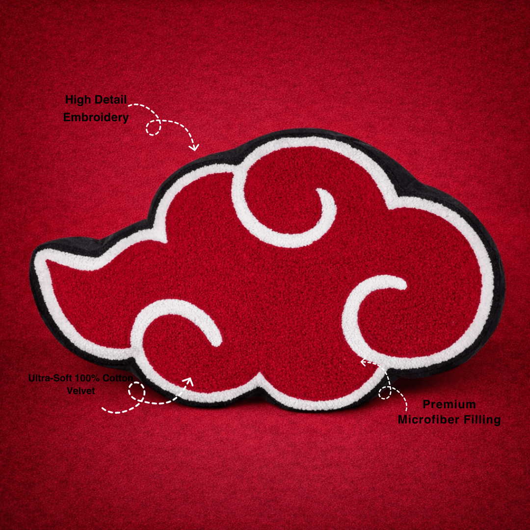 Anime Akatsuki Red Cloud Cushion - House of Youth