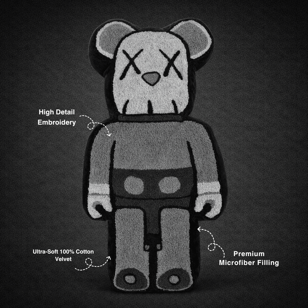 Bearbrick inspired cushion - House of Youth