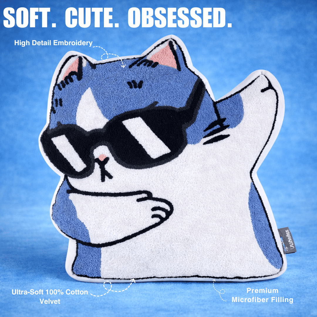 Cool Cat Fashion Cushion - House of Youth