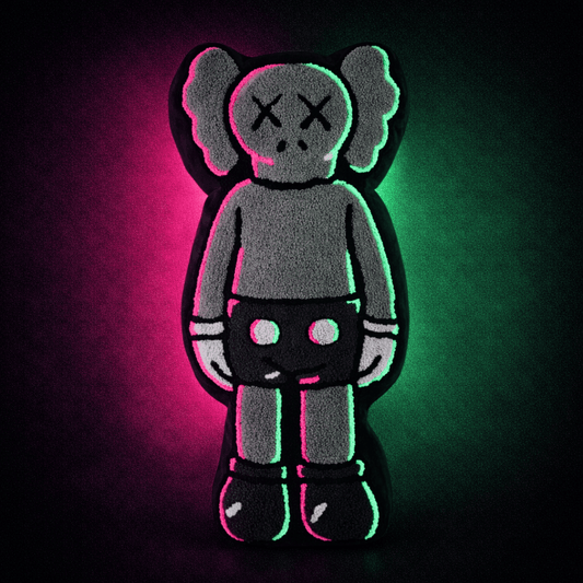 Custom KAWS Neon Standing Art Cushion - House of Youth