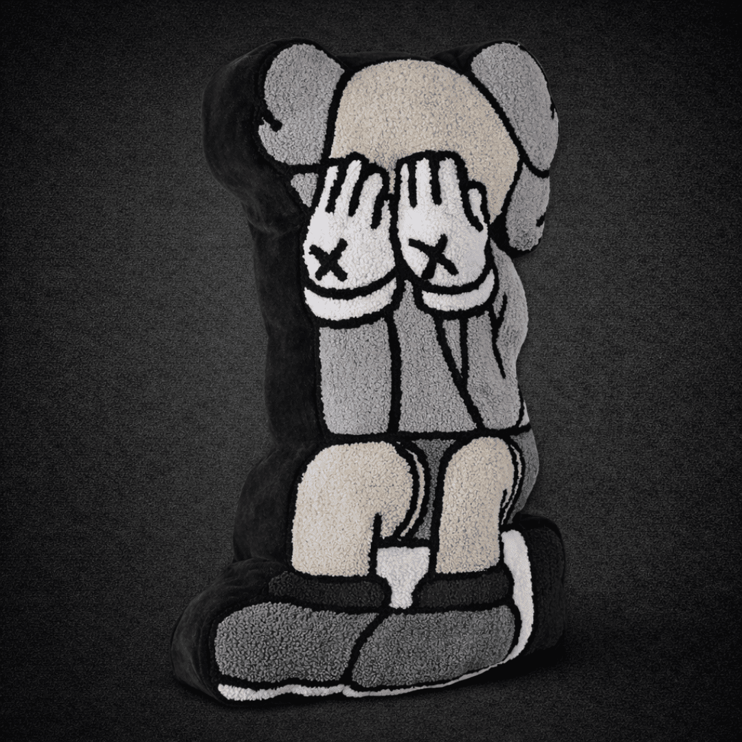 Custom KAWS Sitting Figure Cushion - House of Youth