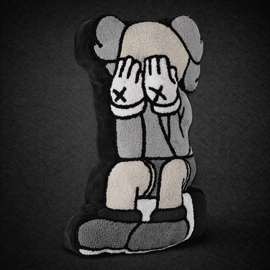 Custom KAWS Sitting Figure Cushion - House of Youth