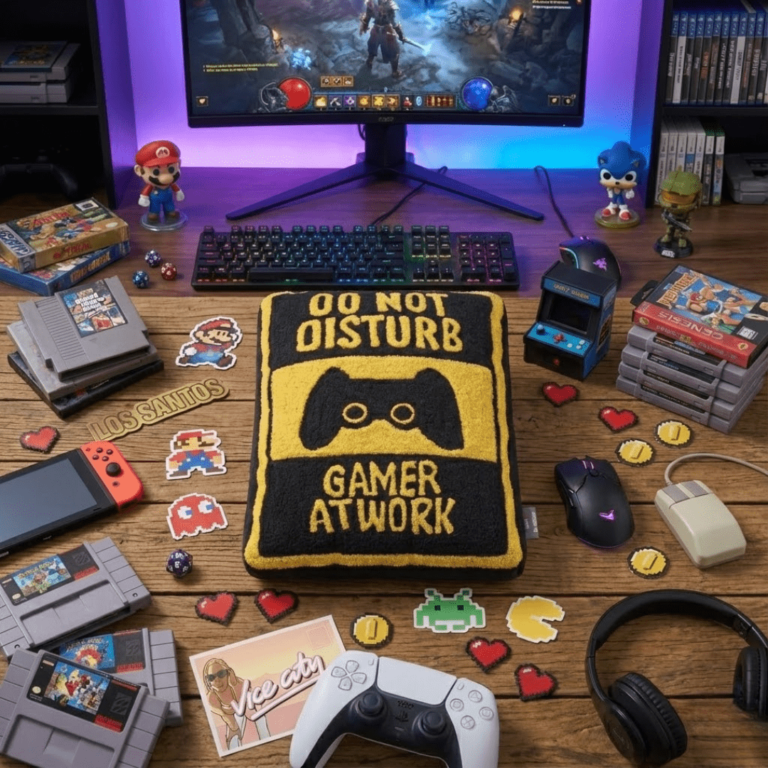 DND Gamers at Work Cushion - House of Youth
