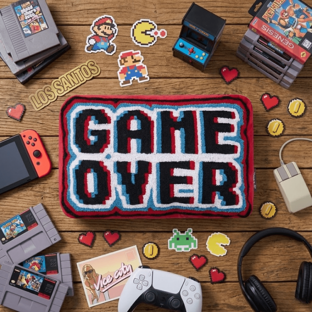Game Over Retro Cushion - House of Youth