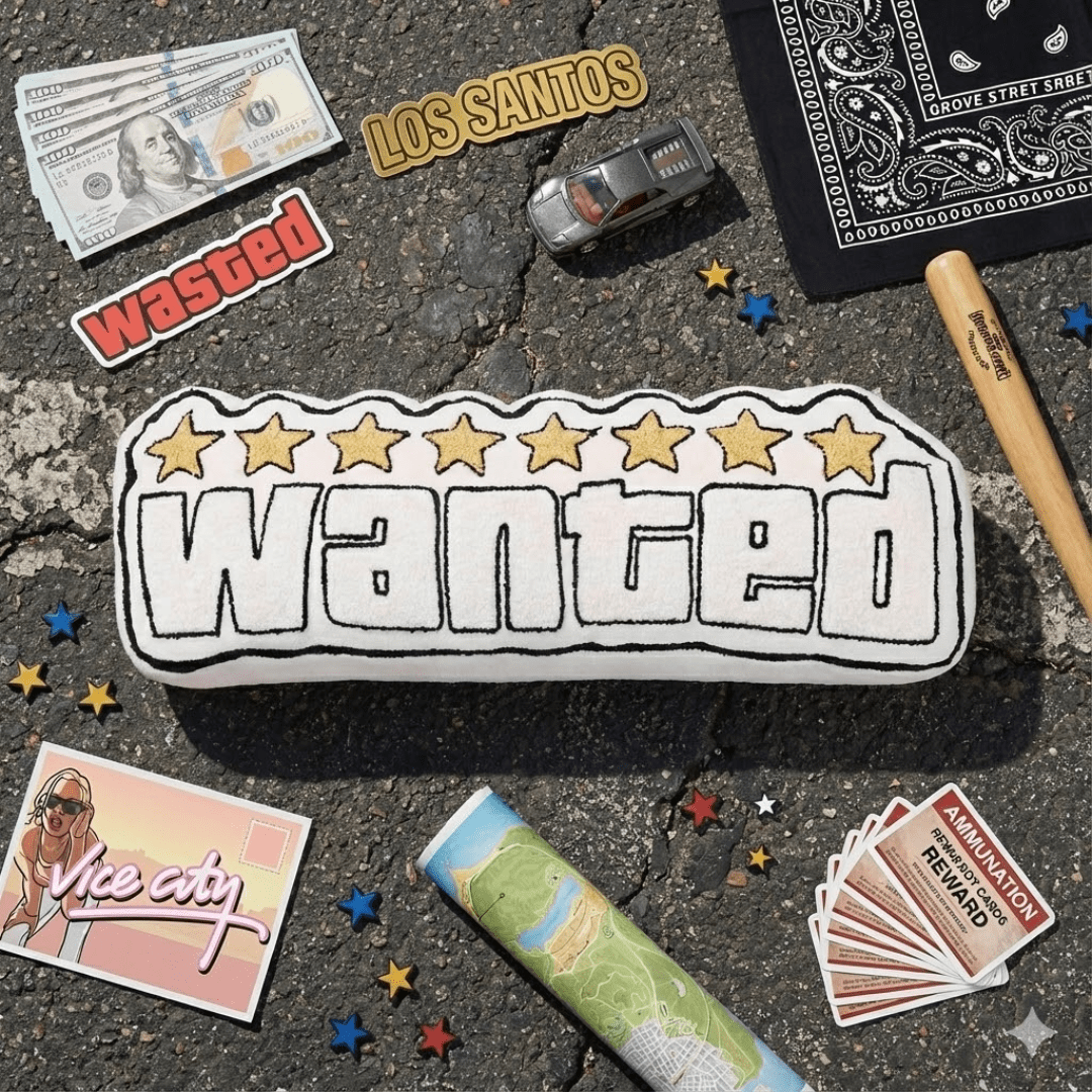 GTA Inspired Wanted Gamer Cushion - House of Youth