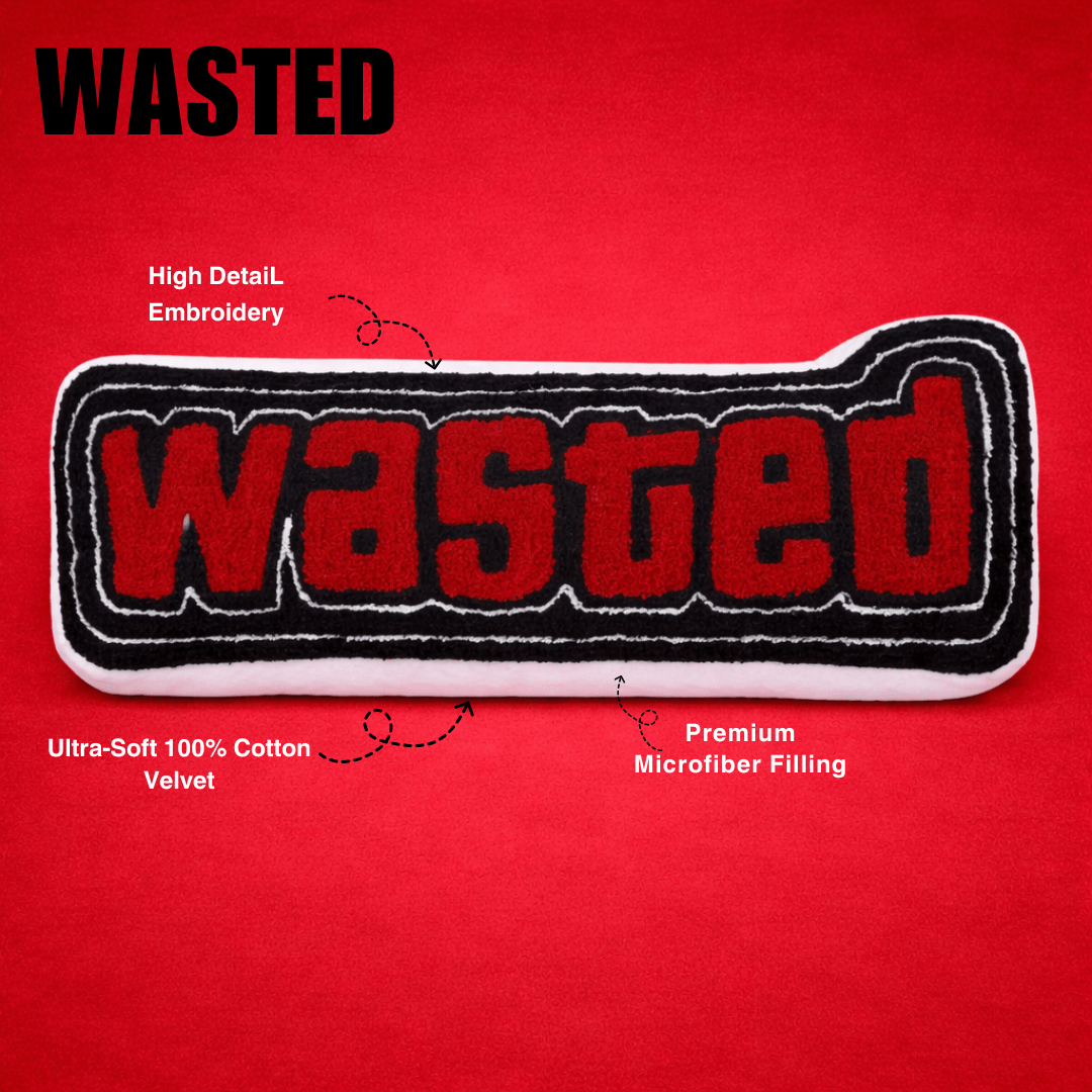 GTA Inspired Wasted Gamer Cushion - House of Youth