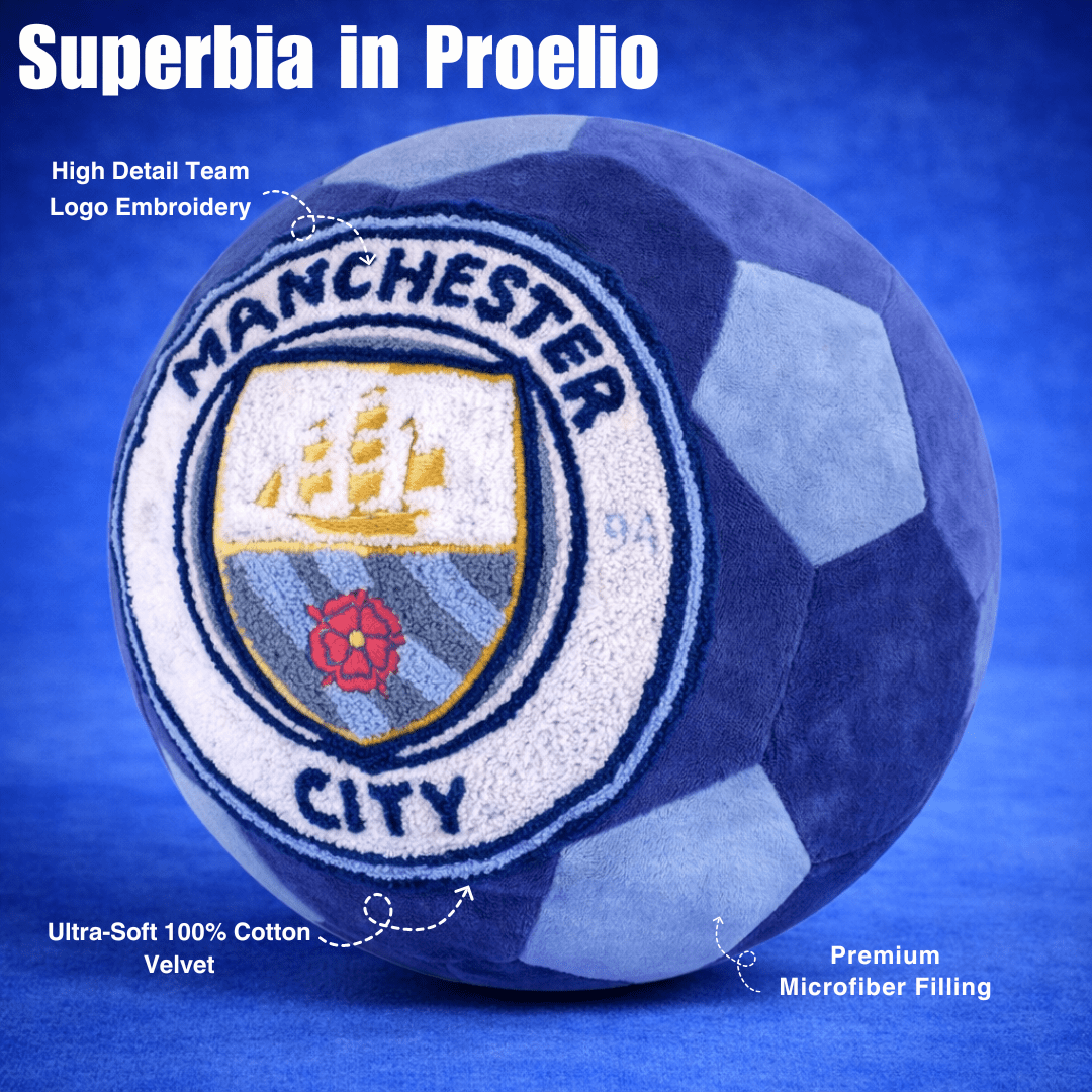 Manchester City Football Cushion - House of Youth
