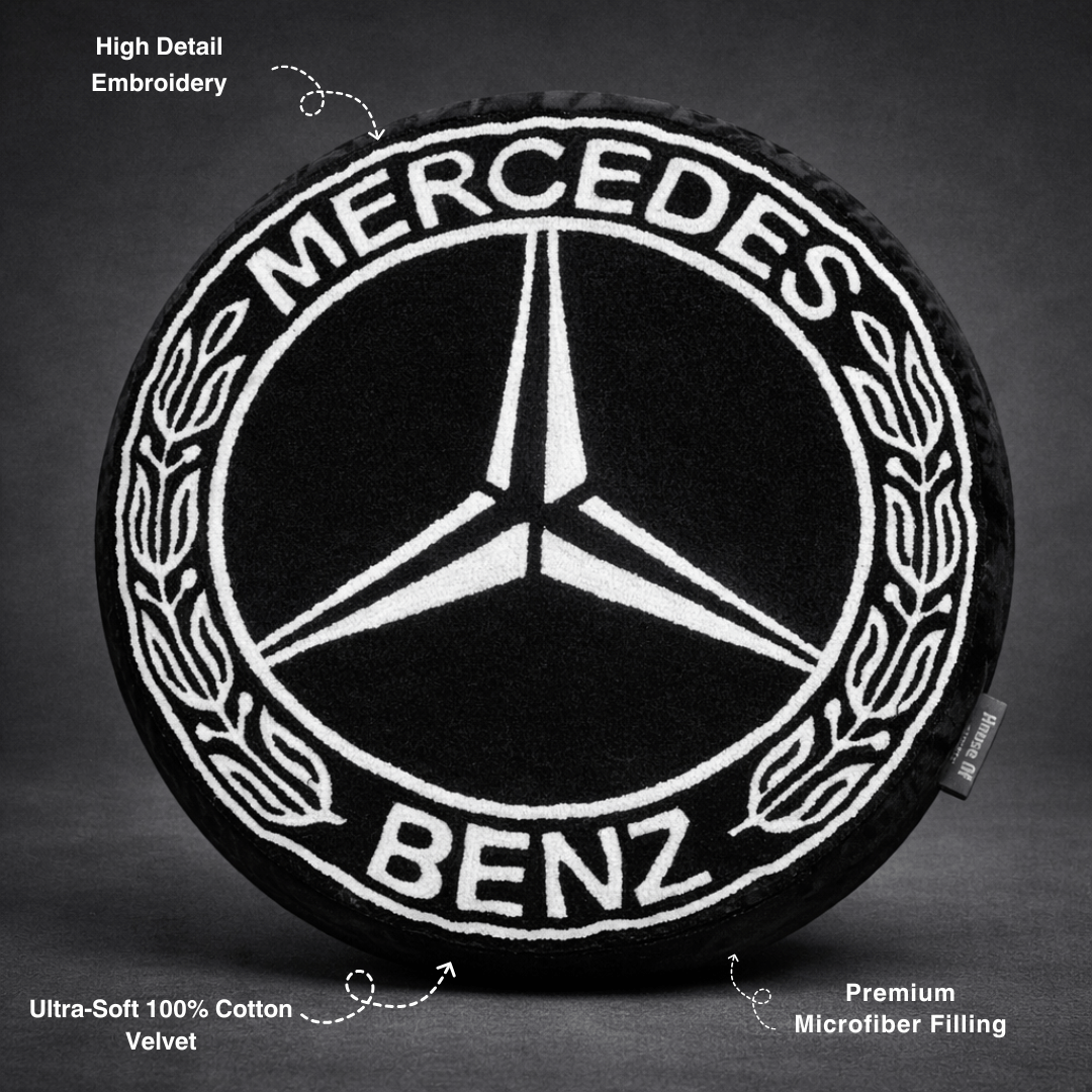 Mercedes - Benz Luxury Car Logo Cushion - House of Youth