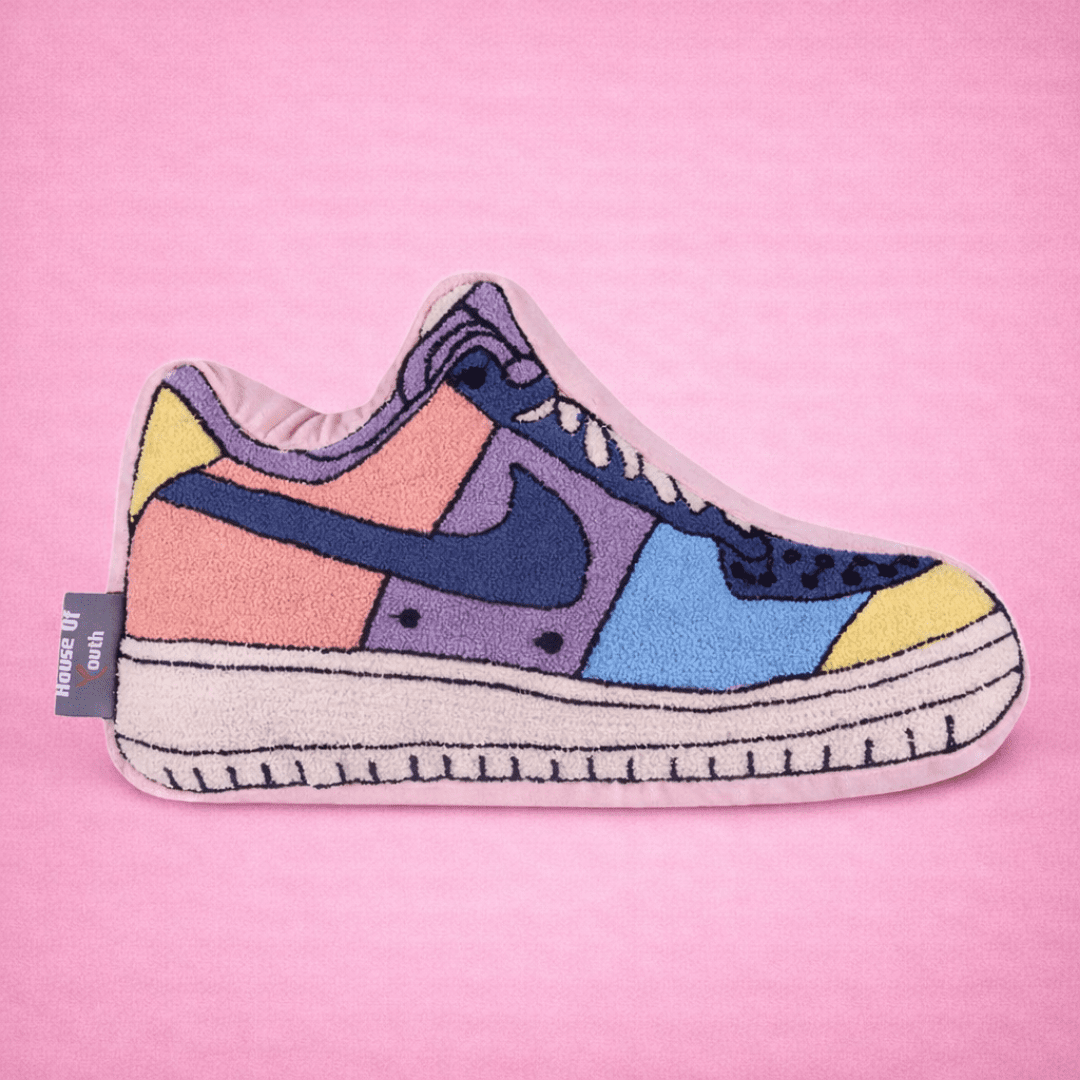 NIKE PINK PASTEL CUSTOM CUSHION - House of Youth