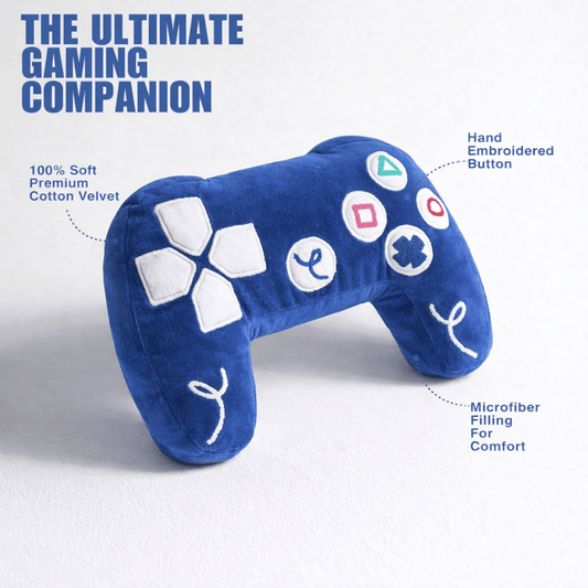 PlayStation 5 Inspired Controller Cushion - All Blue Edition - House of Youth