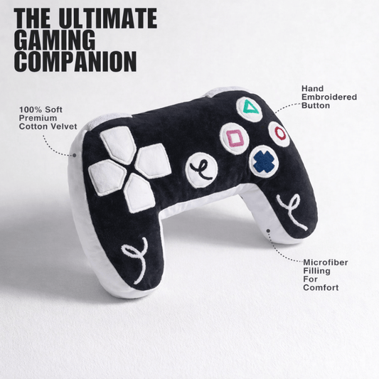 PlayStation 5 Inspired Controller Cushion - Black & White Edition - House of Youth