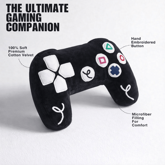 PlayStation 5 Inspired Controller Cushion - Midnight Black Edition - House of Youth