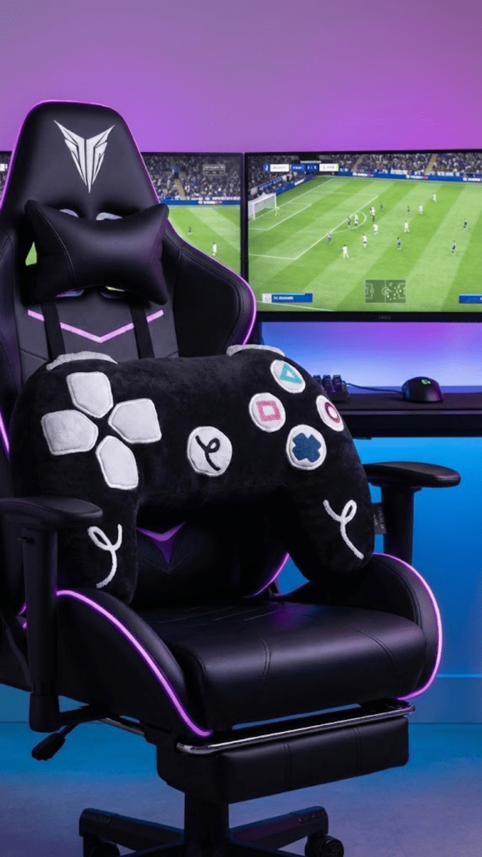 PlayStation 5 Inspired Controller Cushion - Midnight Black Edition - House of Youth