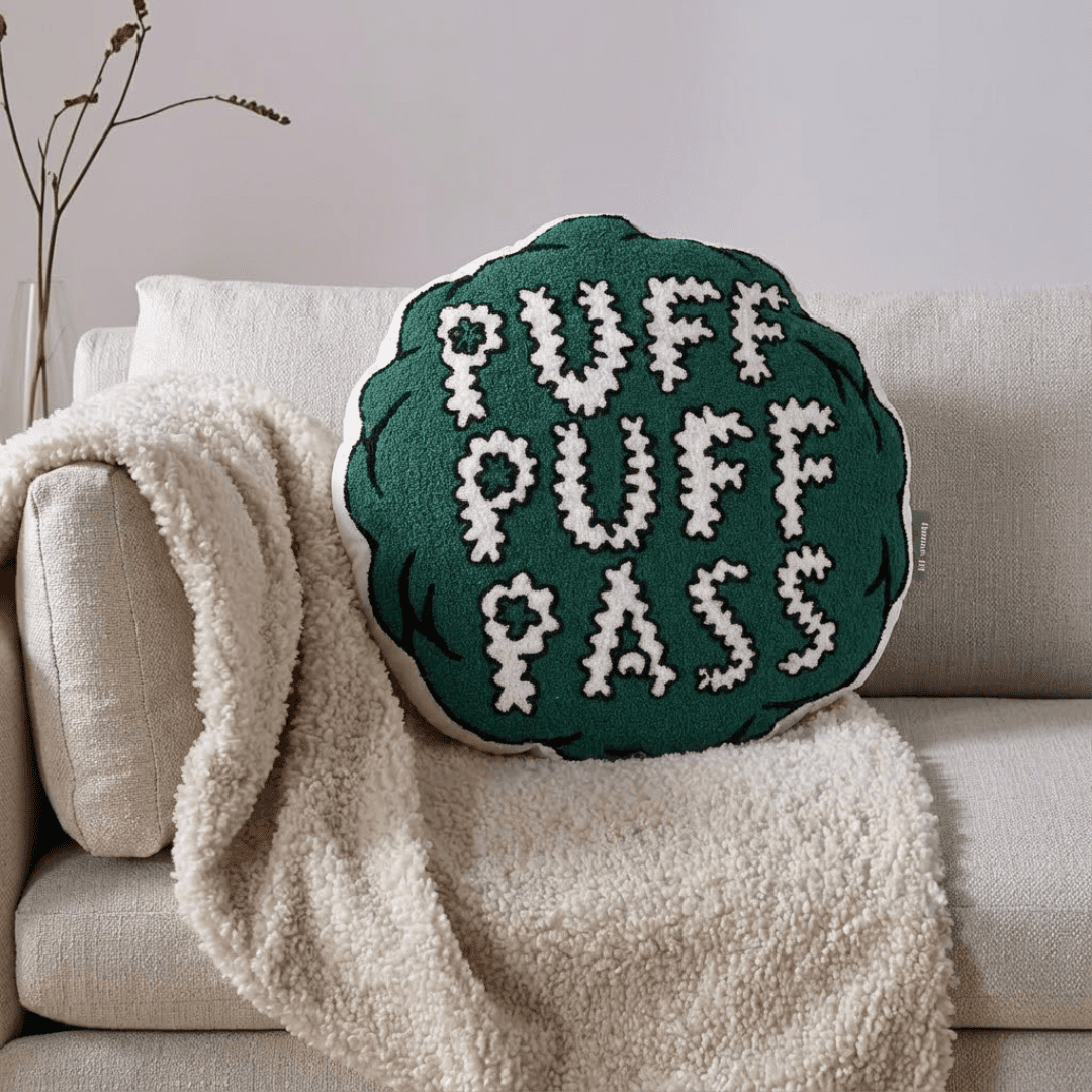 Puff Puff Pass Lifestyle Cushion - House of Youth