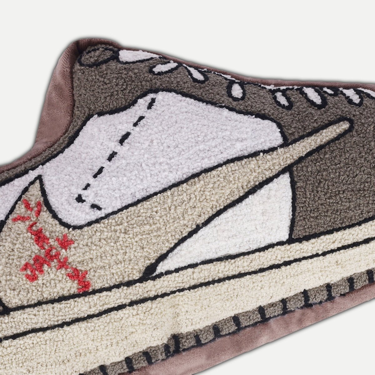 TRAVIS SCOTT REVERSE MOCHA CUSTOM CUSHION - House of Youth