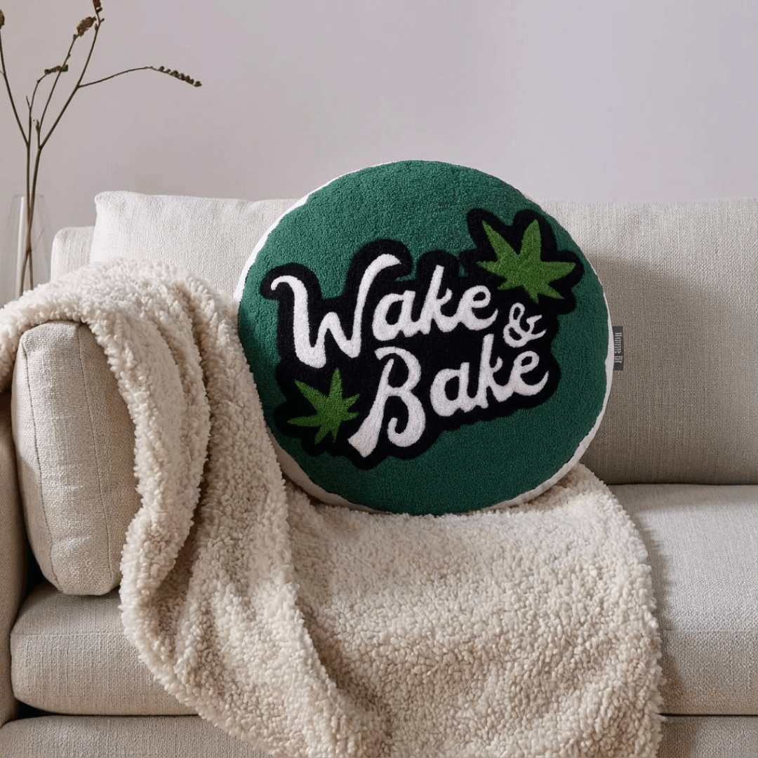 Wake and Bake Aesthetic Cushion - House of Youth