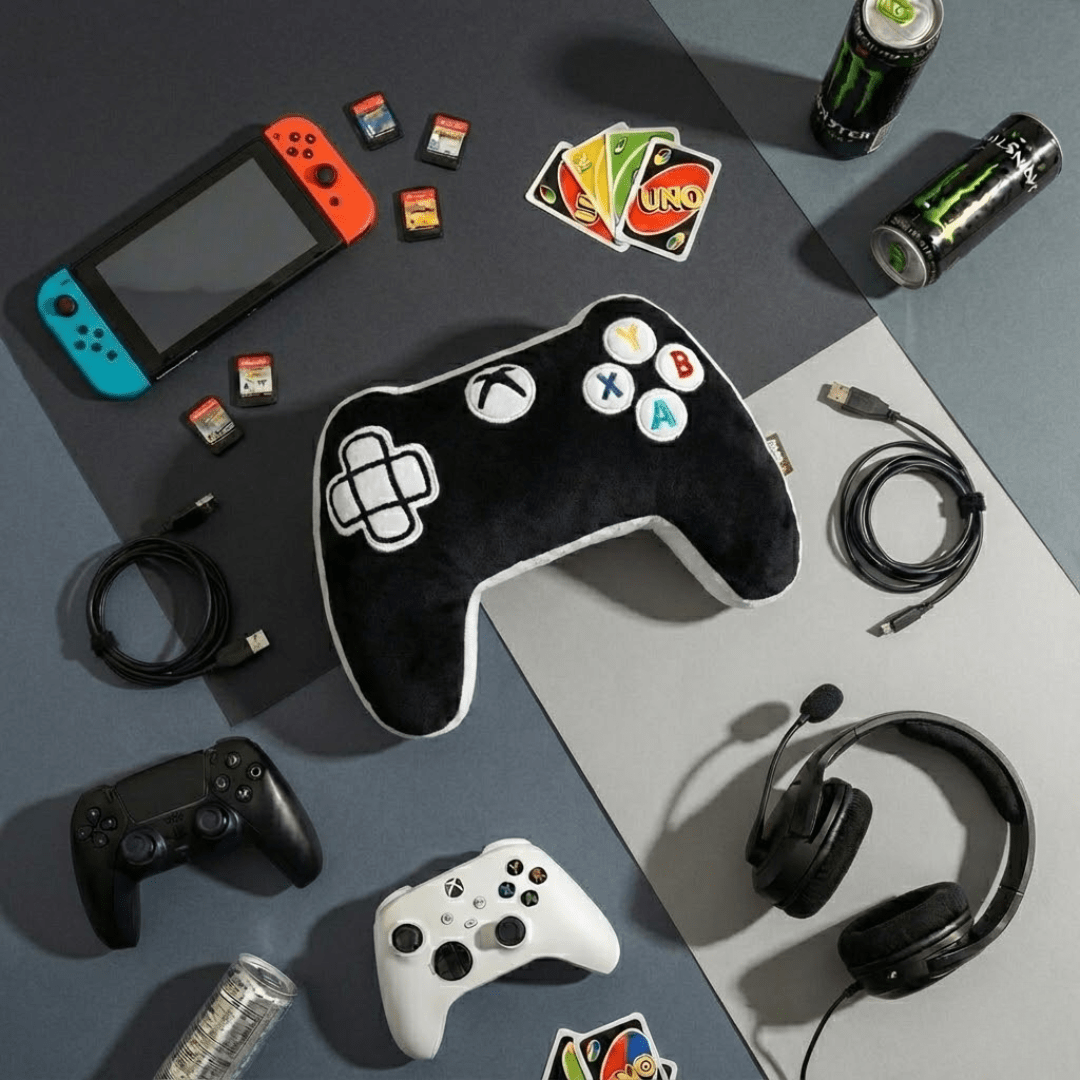 Xbox Controller Cushion - Black & White Pattern - House of Youth