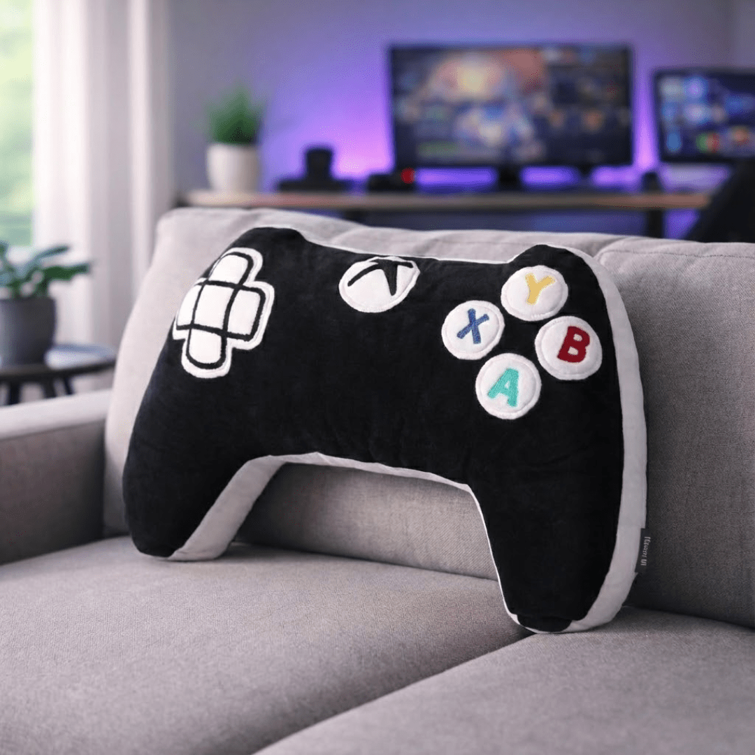 Xbox Controller Cushion - Black & White Pattern - House of Youth